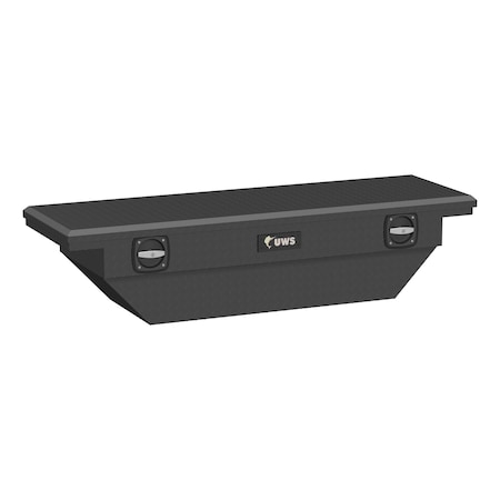 Uws Matte Black 63"SecureLock Angled Tool Box LowProfile (Heavy Packaging) EC11023